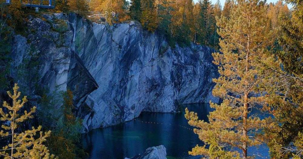 Древние водопады и каньоны Карелии