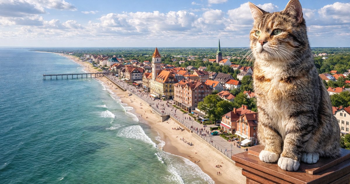 Кошки, море и Куршская коса.